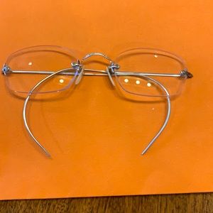 Retrospecs silver wire frame eyeglasses